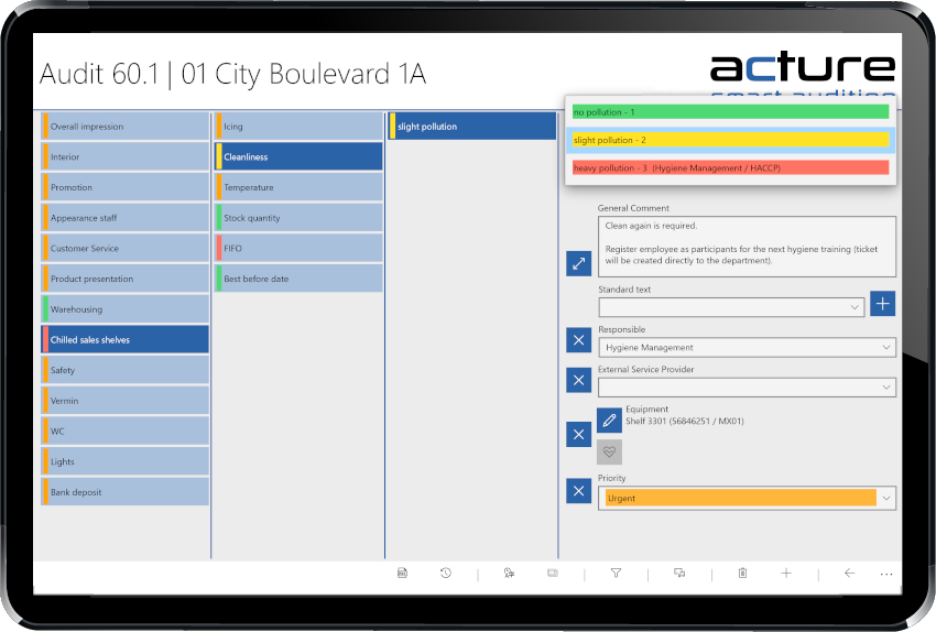 nextVision acture | On-site checks and audits